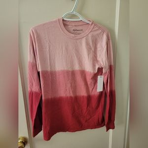 Pink long sleeve top